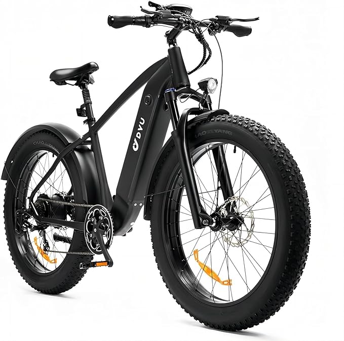 DYU Electric Bike for Adult Up to 80 Miles Long Range Mountain E-Bike, 750W 26